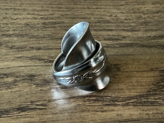 Stainless Steel Spoon Ring Size W/11